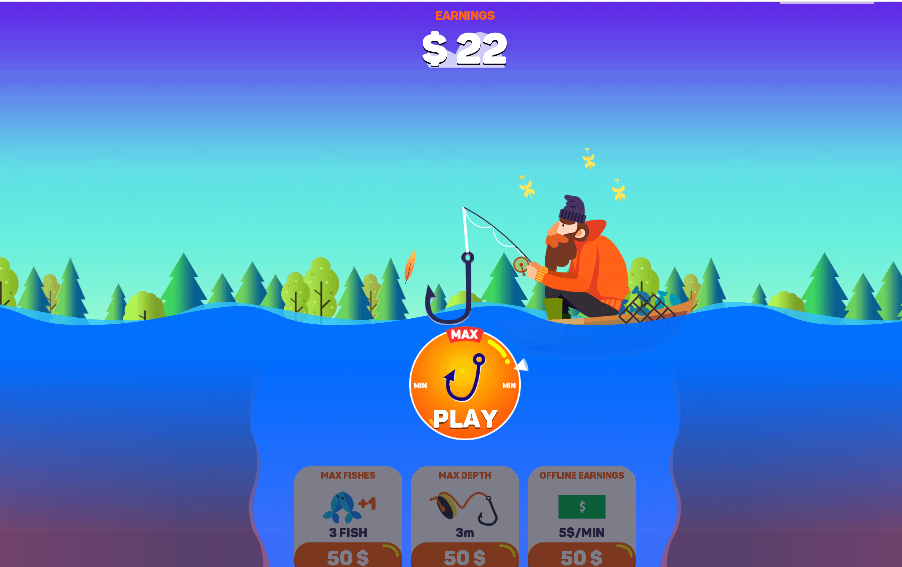 Tinyfishing — free HTML5 game on OpenStreaming.Online